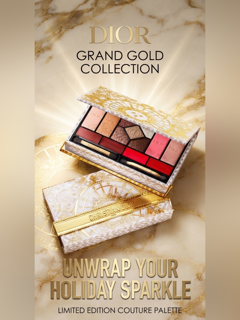 All In One!Dior Couture Ltd Ed Complete Face Palette(makeup worth 580$)